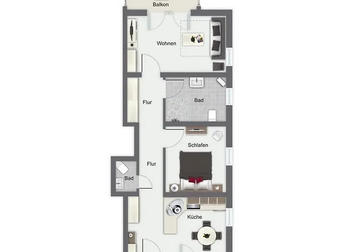 Lejlighed Strandvilla Scholle - Makrele 04 *